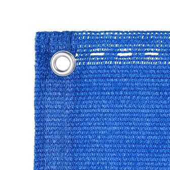 Balkonscherm 75x500 cm HDPE blauw 8720286095454 3