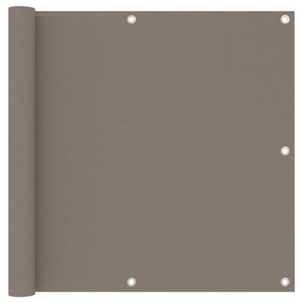 Balkonscherm 90x300 cm oxford stof taupe 8720286117897 1