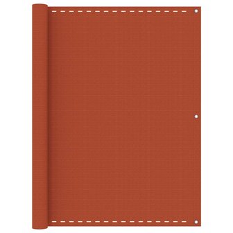 Balkonscherm 120x600 cm HDPE oranje 8720286095904 1