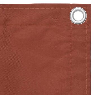 Balkonscherm 120x400 cm oxford stof terracotta 8720286117828 3