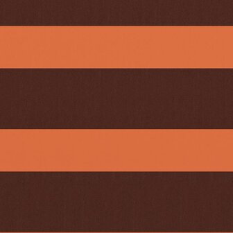 Balkonscherm 125x500 cm oxford stof oranje en bruin 8720286117477 2