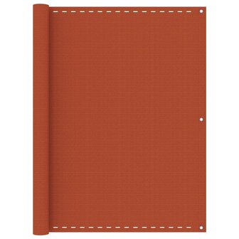 Balkonscherm 120x400 cm HDPE oranje 8720286095881 1