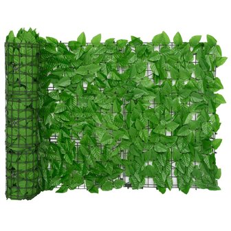 Balkonscherm met groene bladeren 200x75 cm 8721012468368 2