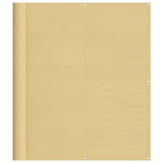 Balkonscherm 120x400 cm 100% oxford polyester zandkleurig 8721012432284 2