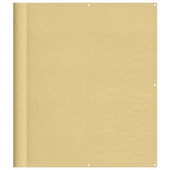 Balkonscherm 120x500 cm 100% oxford polyester zandkleurig 8721012432291 2