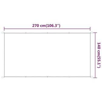 Luifel verticaal 140x270 cm oxford stof lichtgroen 8720286159071 5