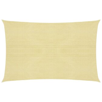 Zonnezeil 160 g/m&sup2; 2x3,5 m HDPE beige 8720286096819 1
