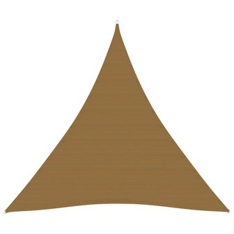 Zonnezeil 160 g/m&sup2; 4x4x4 m HDPE taupe 8720286099865 1