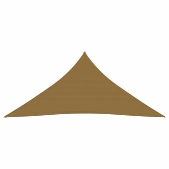 Zonnezeil 160 g/m&sup2; 4x4x4 m HDPE taupe 8720286099865 2