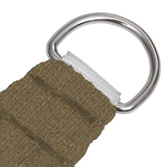 Zonnezeil 160 g/m&sup2; 4x4x4 m HDPE taupe 8720286099865 4