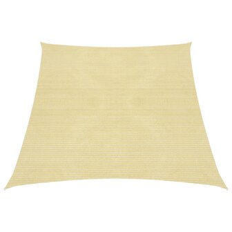 Zonnezeil 160 g/m&sup2; 3/4x2 m HDPE beige 8720286097212 1