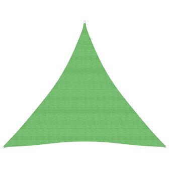 Zonnezeil 160 g/m&sup2; 4,5x4,5x4,5 m HDPE lichtgroen 8720286098783 1