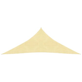 Zonnezeil 160 g/m&sup2; 4x4x4 m HDPE beige 8720286097113 2