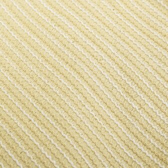Zonnezeil 160 g/m&sup2; 4x4x4 m HDPE beige 8720286097113 4
