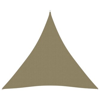 Zonnescherm driehoekig 3x3x3 m oxford stof beige 8720286119716 1