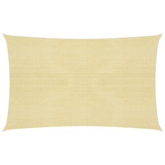 Zonnezeil 160 g/m&sup2; 2x4,5 m HDPE beige 8720286096833 1