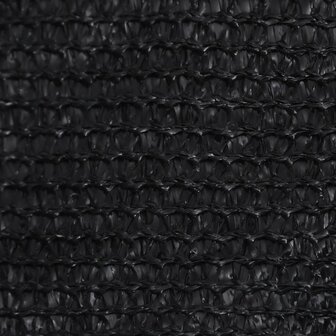 Zonnezeil 160 g/m&sup2; 2,5x2,5 m HDPE zwart 8720286102763 5