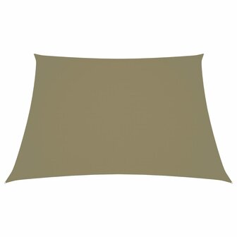 Zonnescherm trapezium 3/4x3 m oxford stof beige 8720286119884 2