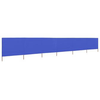 Windscherm 6-panelen 800x120 cm stof azuurblauw 8719883745060 2