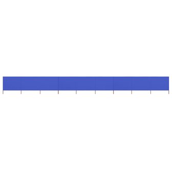Windscherm 9-panelen 1200x120 cm stof azuurblauw 8719883745244 1