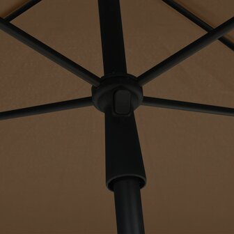Parasol met paal 210x140 cm taupe 8720286205051 5