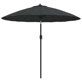 Parasol met aluminium paal 270 cm antraciet 8719883763149 2