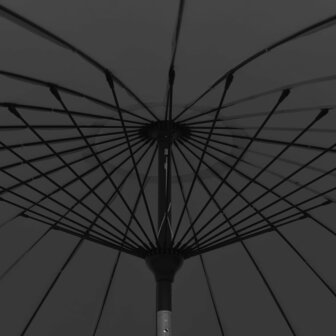 Parasol met aluminium paal 270 cm antraciet 8719883763149 5