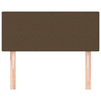 Hoofdbord 80x5x78/88 cm stof donkerbruin 8720287145714 3