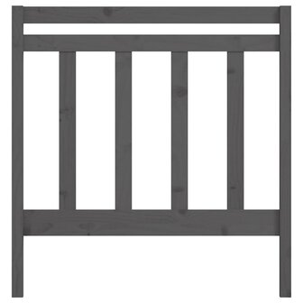 Hoofdbord 96x4x100 cm massief grenenhout grijs 8720286948156 4
