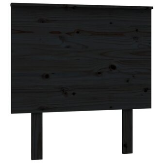 Hoofdbord 79x6x82,5 cm massief grenenhout zwart 8720287010302 2