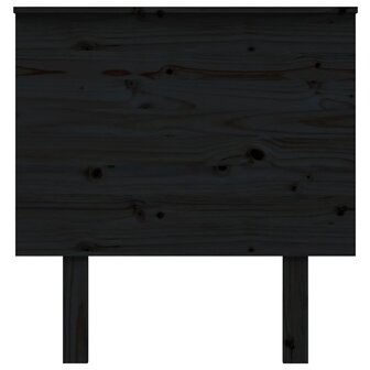 Hoofdbord 79x6x82,5 cm massief grenenhout zwart 8720287010302 3