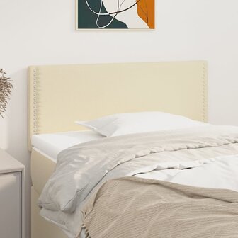 Hoofdbord 100x5x78/88 cm kunstleer cr&egrave;mekleurig 8720287147589 1