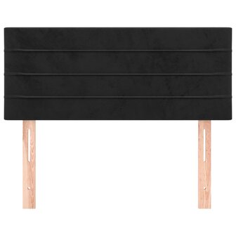 Hoofdbord 80x5x78/88 cm fluweel zwart 8720287149569 3
