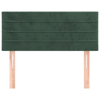 Hoofdbord 80x5x78/88 cm fluweel donkergroen 8720287149576 3