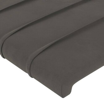 Hoofdbord 80x5x78/88 cm fluweel donkergrijs 8720287149552 4