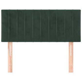 Hoofdbord 80x5x78/88 cm fluweel donkergroen 8720287150558 3