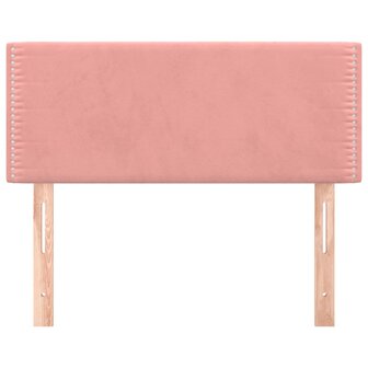 Hoofdbord 80x5x78/88 cm fluweel roze 8720287147275 3