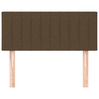 Hoofdbord 80x5x78/88 cm stof donkerbruin 8720287150473 3