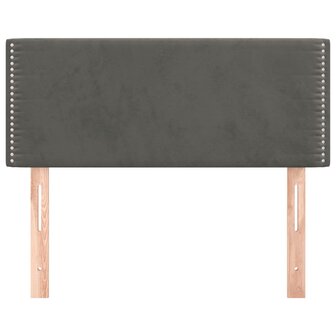 Hoofdbord 80x5x78/88 cm fluweel donkergrijs 8720287147237 3