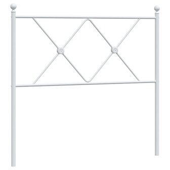 Hoofdbord 90 cm metaal wit 8721012374638 2