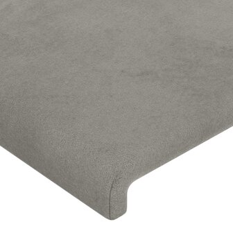 Hoofdbord 80x5x78/88 cm fluweel lichtgrijs 8720287145820 4