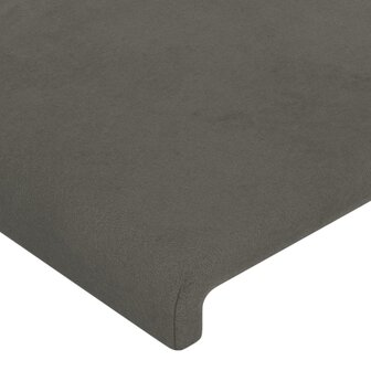 Hoofdbord 80x5x78/88 cm fluweel donkergrijs 8720287145837 4