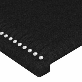 Hoofdbord 80x5x78/88 cm stof zwart 8720287147107 4