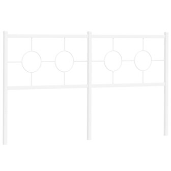 Hoofdbord 150 cm metaal wit 8721012306752 4