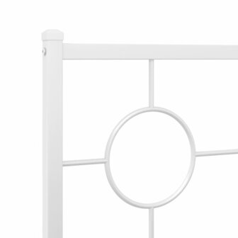Hoofdbord 150 cm metaal wit 8721012306752 6