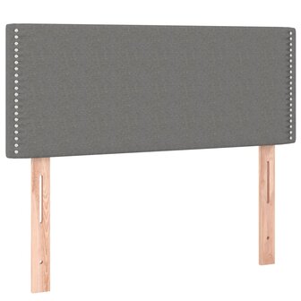 Hoofdbord 100x5x78/88 cm stof donkergrijs 8720287147497 2