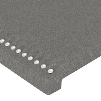 Hoofdbord 100x5x78/88 cm stof donkergrijs 8720287147497 4