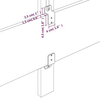 Hoofdbord 90x5x78/88 cm fluweel zwart 8720287147442 6