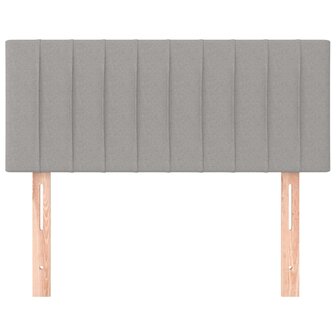 Hoofdbord 80x5x78/88 cm stof lichtgrijs 8720287150442 3