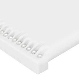 Hoofdbord 100x5x78/88 cm kunstleer wit 8720287147572 4